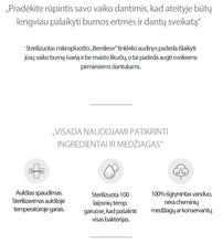 Įkelti vaizdą į galerijos rodinį, Mother-K sterilizuotos dantų ir dantenų servetėlės