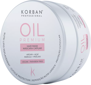 Korban Oil Premium drėkinanti plaukų kaukė, 250 g.
