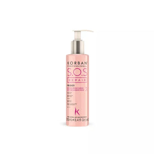 Korban S.O.S Repair Finisher plaukų serumas procedūros užbaigimui, 250 ml.