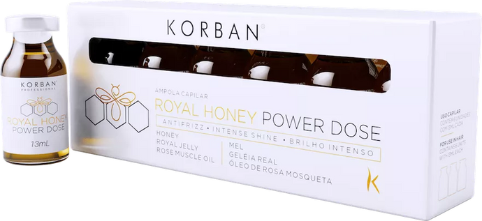 Korban Royal Honey Power Dose plaukų atstatymo procedūra (6x13ml)