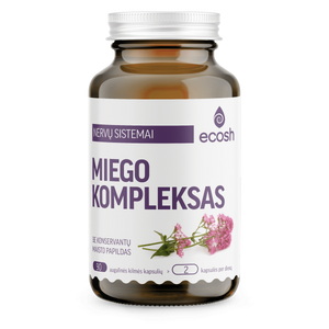 Miego kompleksas (su melatoninu), 90 kapsulių