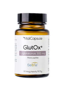 L-glutationas 500 mg