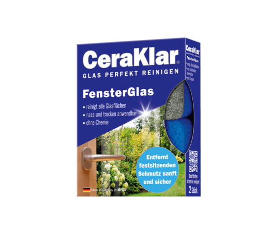 Kempinėlės langams su šveistuku - CeraKlar Window Glass, 2 vnt