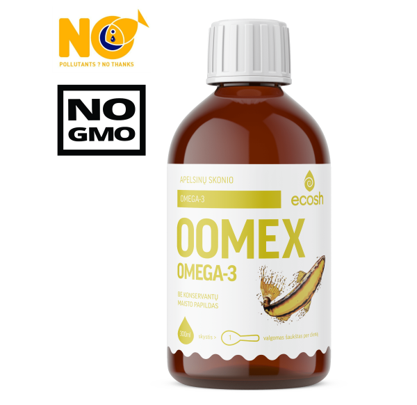 OOMEX žuvų taukai, 300ml