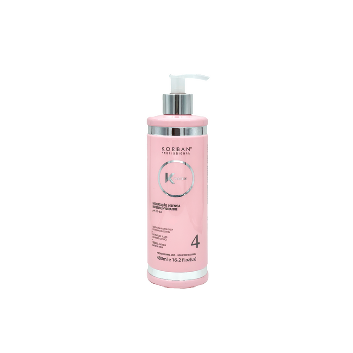 KORBAN K-PROTEIN INTENSE HYDRATATOR-4 INTENSYVUS PLAUKŲ DRĖKIKLIS 480 ML