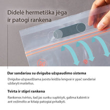 Įkelti vaizdą į galerijos rodinį, Mother-K ekologiški daugkartiniai užtraukiami maišeliai 30 vnt
