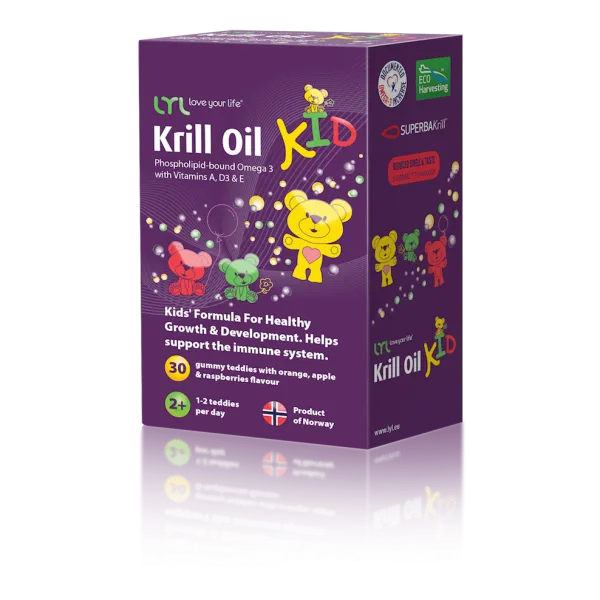 LYL Krill Oil Guminukai su Omega3 ir Vitaminais