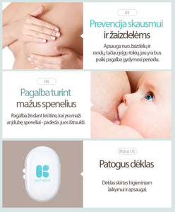 Mother-K ypač ploni silikoniniai antspeniai (2 vnt.)